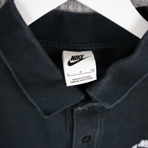 Nike White Tag Black Polo Button Up Shirt - Picture 4 of 7